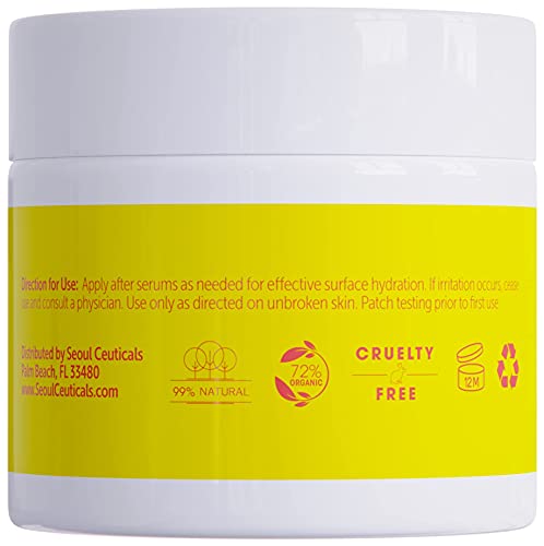 Korean Skin Care Turmeric Cream – Korean Face Moisturizer for Dull Dry Skin Korean Beauty Skincare – Salicylic Acid Cream + Hyaluronic Acid Cream + Glycolic Acid Cream – K Beauty for Glowing Skin 2oz