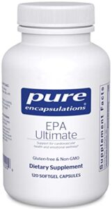 pure encapsulations epa ultimate | eco-friendly supercritical co2 extracted epa fish oil concentrate | 120 softgel capsules