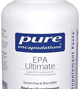 Pure Encapsulations EPA Ultimate | Eco-Friendly Supercritical CO2 Extracted EPA Fish Oil Concentrate | 120 Softgel Capsules