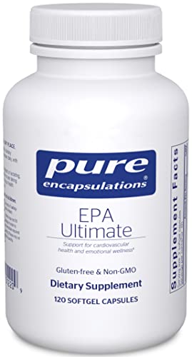 Pure Encapsulations EPA Ultimate | Eco-Friendly Supercritical CO2 Extracted EPA Fish Oil Concentrate | 120 Softgel Capsules