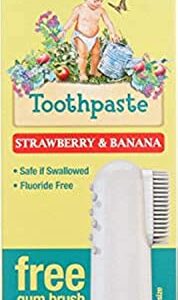 Earth's Best Toddler Toothpaste, Strawberry Banana, 1.6 Oz