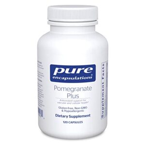 pure encapsulations pomegranate plus | antioxidant support for vascular and cellular health* | 120 capsules