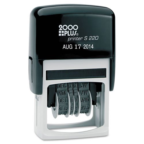 COSCO Printer S 200 Self-Inking Date Stamp - Date Stamp - Black