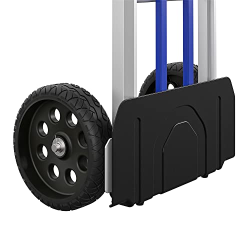 COSCO 12253BLU1E Next Gen 3-in-1 Folding Toe Plate Hand Truck, 800 lb/100 lb Weight Capacity, Blue