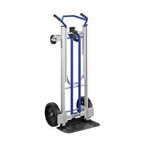 COSCO 12253BLU1E Next Gen 3-in-1 Folding Toe Plate Hand Truck, 800 lb/100 lb Weight Capacity, Blue