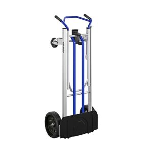 COSCO 12253BLU1E Next Gen 3-in-1 Folding Toe Plate Hand Truck, 800 lb/100 lb Weight Capacity, Blue