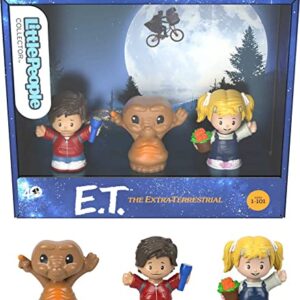 Little People Collector E.T. The Extra-Terrestrial Special Edition Figure Set In Display Gift Package For Adults & Fans, 3 Figurines