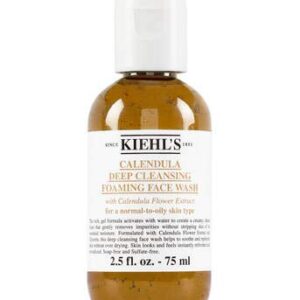 Kiehl's Calendula Deep Cleansing Foaming Face Wash, 2.5 Ounce/ 75ml