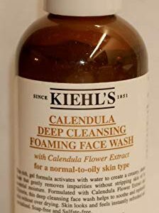 Kiehl's Calendula Deep Cleansing Foaming Face Wash, 2.5 Ounce/ 75ml