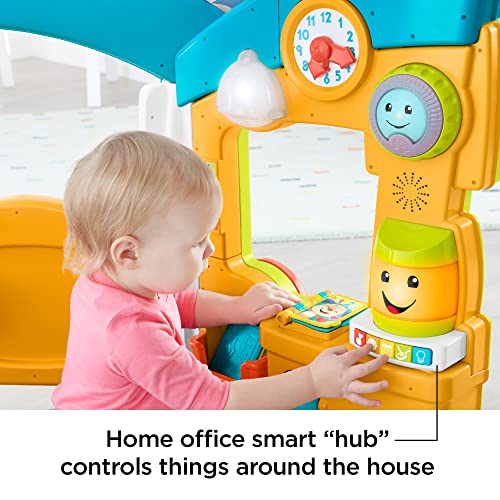 Fisher-Price Laugh & Learn Electronic Playhouse Smart Learning Home Playset With Lights Sounds & Activities For Infants And Toddlers [Amazon Exclusive]