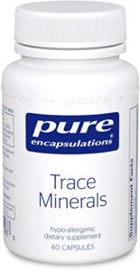 pure encapsulations – trace minerals – essential trace mineral blend to support metabolism and cellular function- 60 capsules
