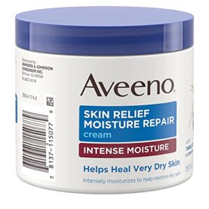aveeno skin relief intense moisture repair cream, 11 oz (pack of 3)