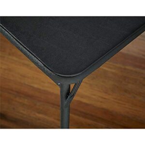 Cosco 14-619-BLK1 Black Square Folding Table 34"x34"