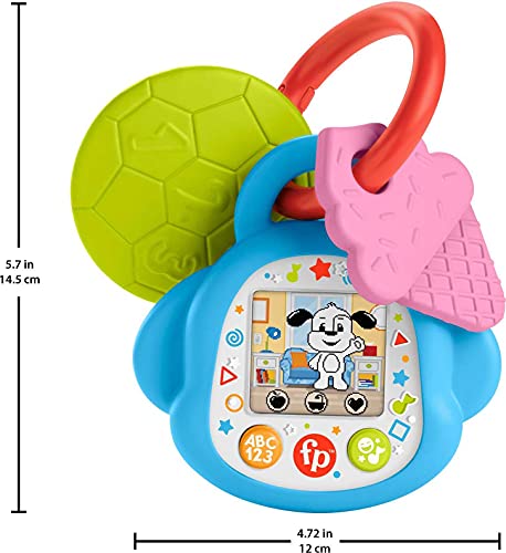 Fisher-Price Laugh & Learn Baby & Toddler Toy Digipuppy Pretend Digital Pet With Music & Lights For Ages 6+ Months