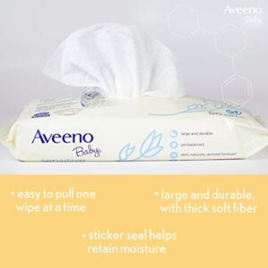 Aveeno Baby Sensitive All Over Wipes, Hypoallergenic & Fragrance-free, 9 Pack Of 56 Ct, 504Count