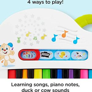 Fisher-Price Laugh & Learn Baby Toy Silly Sounds Light-Up Piano With Learning Content & Music For Ages 6+ Months