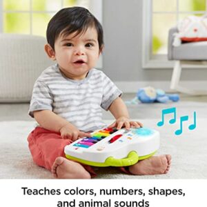 Fisher-Price Laugh & Learn Baby Toy Silly Sounds Light-Up Piano With Learning Content & Music For Ages 6+ Months