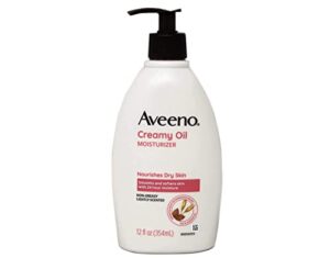 aveeno active naturals creamy moisturizing oil 12 oz (pack of 2)