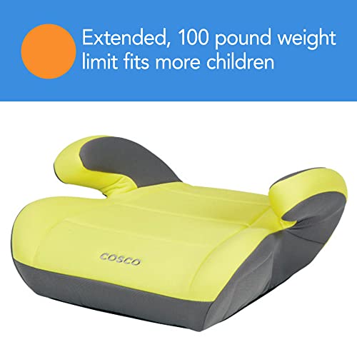 Cosco Topside Booster Car Seat, Extra-Plush pad, Organic Waves