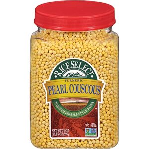 riceselect pearl couscous with turmeric, 21 oz