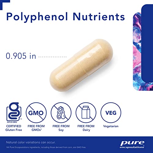 Pure Encapsulations Polyphenol Nutrients | Hypoallergenic Nutrient Dense Multivitamin/Mineral Formula | 180 Capsules