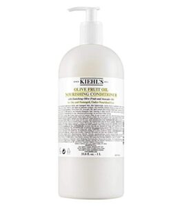 kiehl’s olive fruit oil nourishing conditioner (for dry and damaged, under-nourished hair) 1000ml/33.8oz