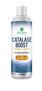 best earth naturals catalase boost conditioner daily anti aging catalase conditioner for men and women 8 ounces