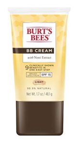 burt’s bees bb cream with spf 15, light, 1.7 ounce (pack of 1) – package may vary