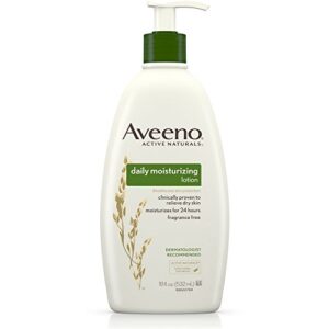 aveeno daily moisturizing lotion, 18 fl. oz (pack of 3)