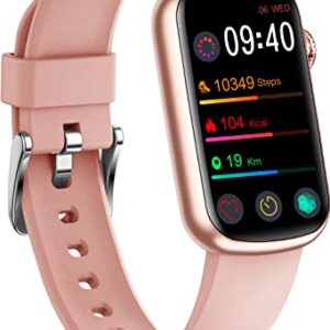 FITVII Slim Fitness Tracker with Blood Oxygen, Blood Pressure, 24/7 Heart Rate and Sleep Tracking, IP68 Waterproof Activity Trackers and Smart Watches with Step Tracker, Pedometer for Women Kids