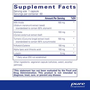 Pure Encapsulations LVR Formula | Hypoallergenic Supplement with Antioxidant Support for Liver Cell Health | 60 Capsules