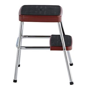 COSCO 11330RED1E Stylaire Retro Two (red, one Pack) Step Stool,