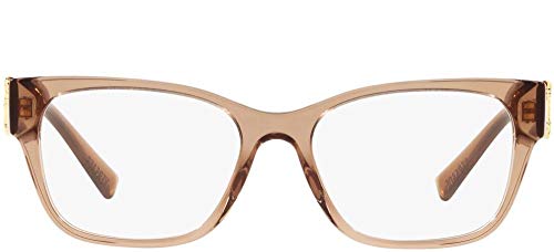 Versace VE3283 Women's Eyeglasses Transparent Brown 54MM