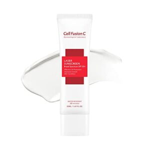 cell fusion c laser sunscreen spf 50+ | water resistant facial sunscreen, anti-aging, reef safe