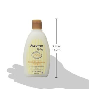 Aveeno Gentle Conditioning Baby Shampoo, 12 Ounce (Pack of 2)