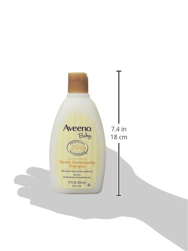 Aveeno Gentle Conditioning Baby Shampoo, 12 Ounce (Pack of 2)