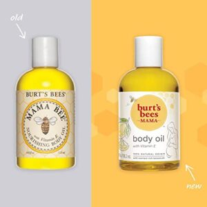 Body Oil, Burt's Bees Mama Hydrating & Smoothing Skin Care with Vitamin E, 100% Natural, 4 Ounce