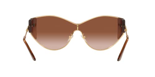 Versace Woman Sunglasses Gold Frame, Brown Gradient Lenses, 0MM