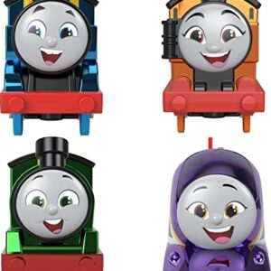 Thomas & Friends Toy Train 4-Pack With Thomas Nia Percy & Kana Motorized Engines For Preschool Kids Ages 3+ Years
