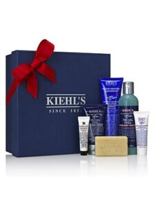 kiehl’s ultimate men collection 6 pieces facial fuel energizing face wash+ultimate brushless shave cream+facial fuel energizing moisture treatment for men+lip balm#1+body serub soap+ultimate strength hand salve