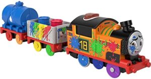 thomas & friends motorized toy train talking nia battery-powered engine with character phrases & sounds for ages 3+ years