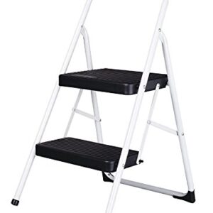 Cosco Folding Two Step Stool 200 Lb. Capacity 17" Gray