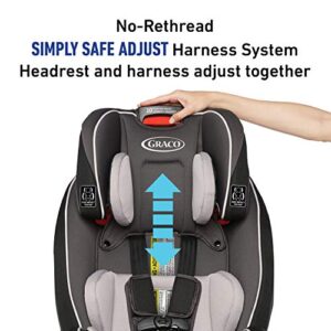 Graco Slimfit 3 in 1 Car Seat | Slim & Comfy Design Saves Space in Your Back Seat, Darcie