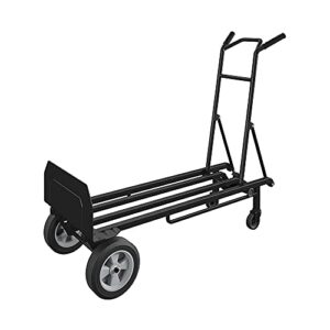 COSCO Steel 2-in-1 Hand Truck (800 lb Weight Capacity, Black, 2 positions)