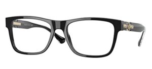 versace ve 3303 black 55/18/140 men eyewear frame