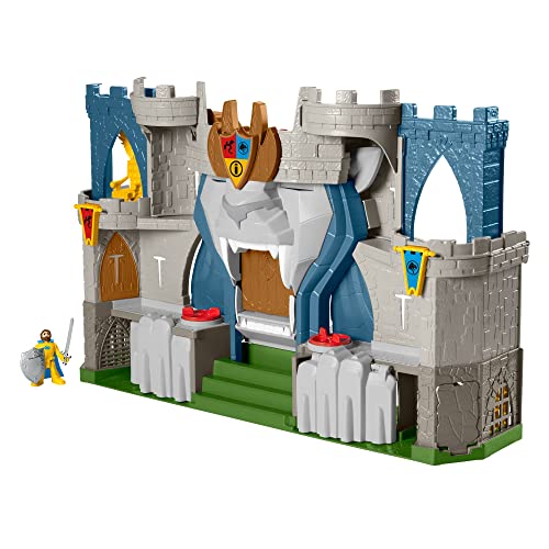 Fisher-Price Imaginext The Lion's Kingdom Castle Medieval-Themed Playset with Figures for Preschool Kids Ages 3 to 8 Years