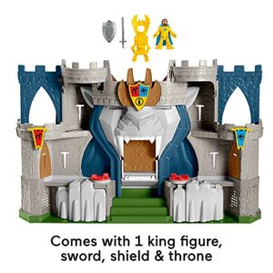 Fisher-Price Imaginext The Lion's Kingdom Castle Medieval-Themed Playset with Figures for Preschool Kids Ages 3 to 8 Years