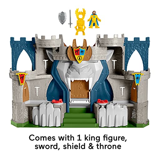 Fisher-Price Imaginext The Lion's Kingdom Castle Medieval-Themed Playset with Figures for Preschool Kids Ages 3 to 8 Years