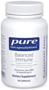pure encapsulations balanced immune | joint, gastrointestinal and thyroid function support | 60 capsules