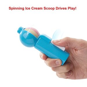 Ice Cream Scoops of Fun Kids Fisher-Price Board Game with Cards, Cups & Ice Cream Scooper Spinner, Gift for Pre-School Kids Ages 3 Years & Older
